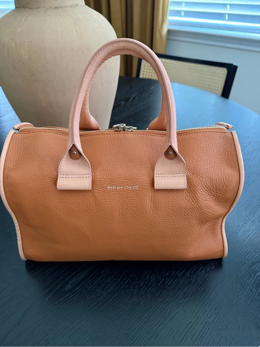 See by Chloe Leather Boston Bag
